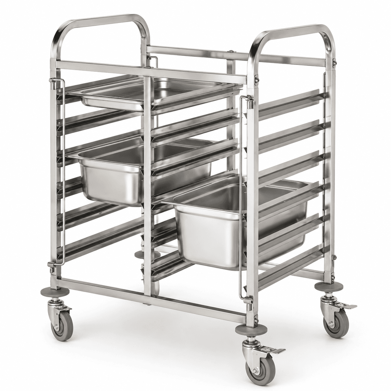 GN PAN TROLLEY — commercial kitchen equipment by Veecos, Visakhapatnam (Vizag)