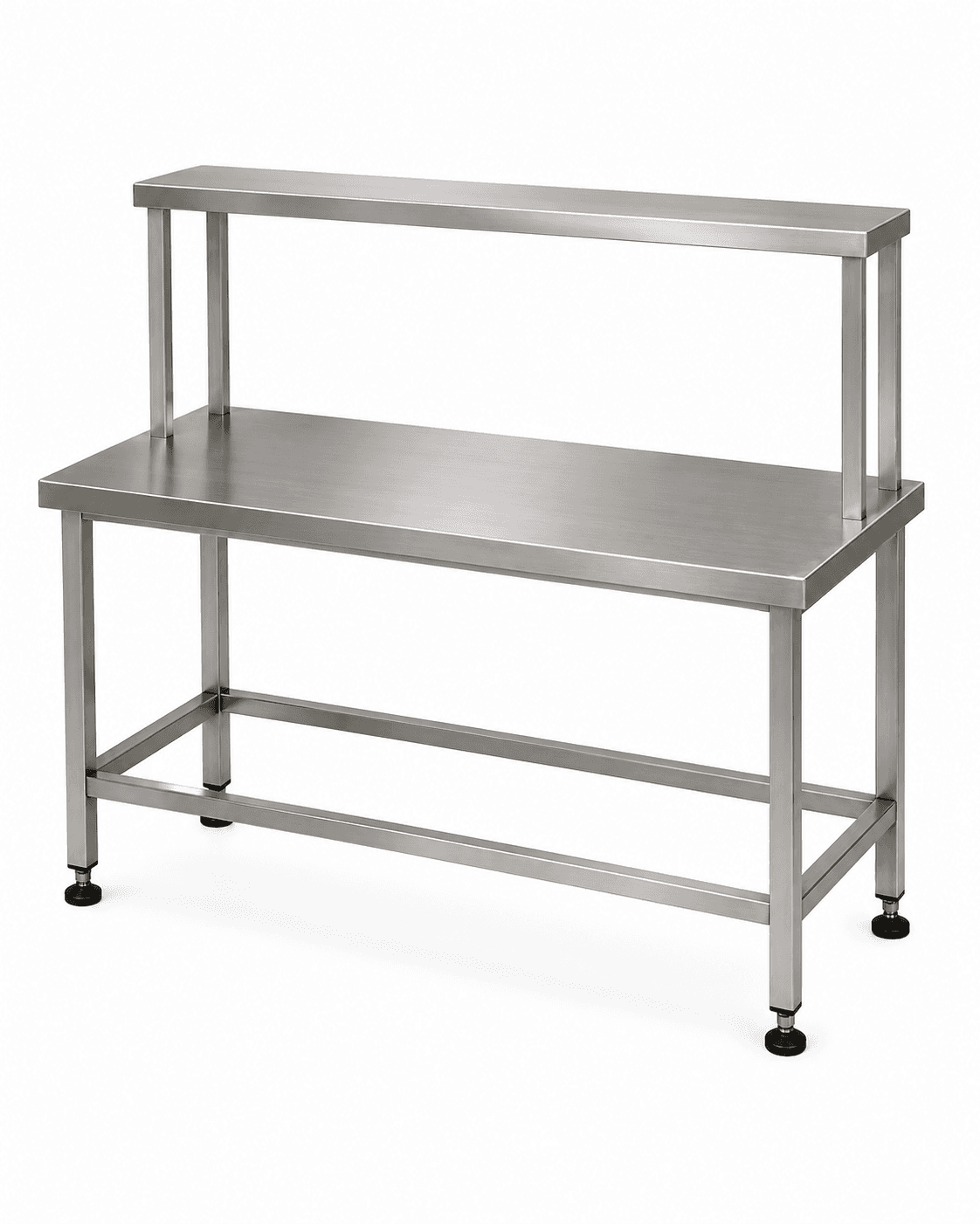 WORK TABLE WITH 1 OVERHEAD SHELF — commercial kitchen equipment by Veecos, Visakhapatnam (Vizag)