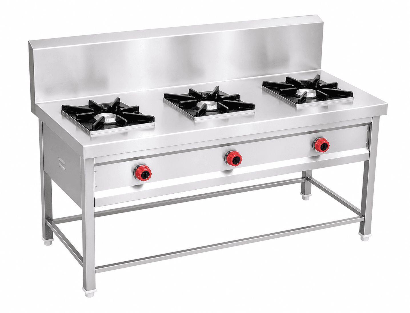 THREE BURNER (INDIAN RANGE) — commercial kitchen equipment by Veecos, Visakhapatnam (Vizag)
